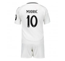 Real Madrid Luka Modric #10 Koszulka Podstawowa dzieci 2024-25 Krótki Rękaw (+ krótkie spodenki)